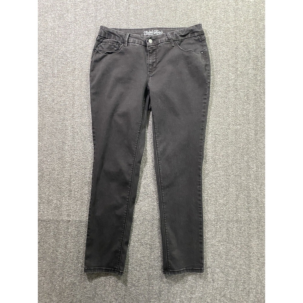 Faded Glory Women's Skinny Jeans Black Size 14A